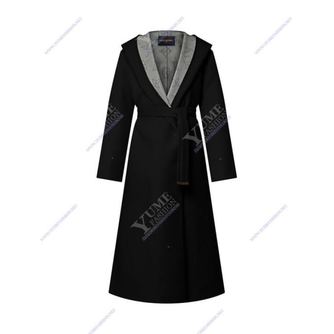 ÁO NỮ LV&nbsp;Wrap Coat Long Reversible