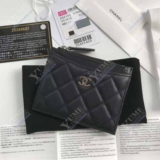 BÓP NỮ CHANEL&nbsp;Wallet Caviar leather