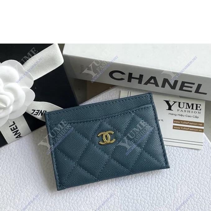 BÓP NỮ CHANEL&nbsp;Card Holder Caviar