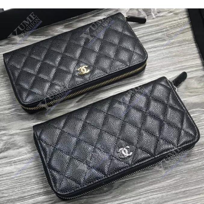 BÓP NỮ CHANEL Wallet Caviar Leather