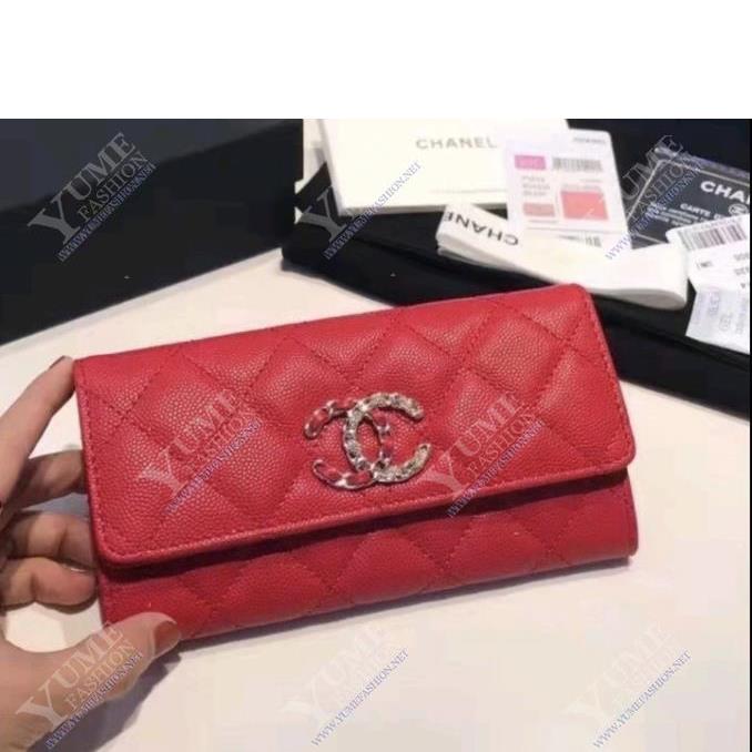 BÓP NỮ CHANEL Wallet Caviar Leather