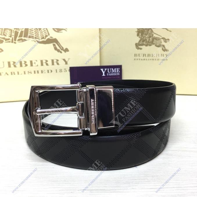 DÂY NỊT BURBERRY Dây N?t Nam 38mm