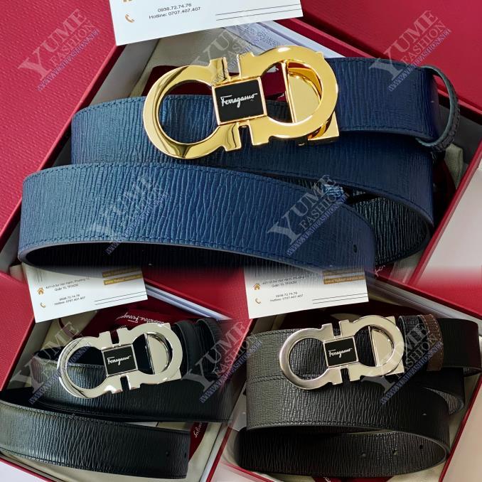 DÂY NỊT FERRAGAMO KHOÁ BÓNG V-T-D