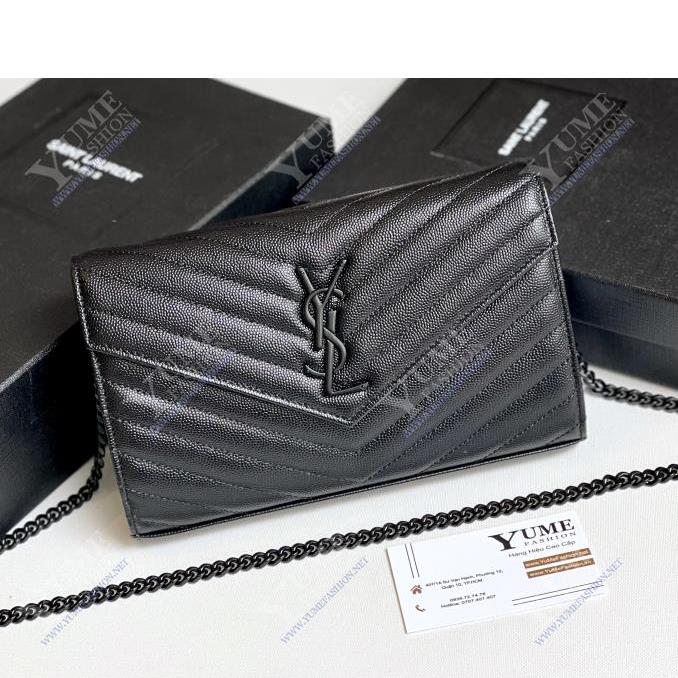 TÚI XÁCH YSL YSL V LINE CAVIAR LEATHER