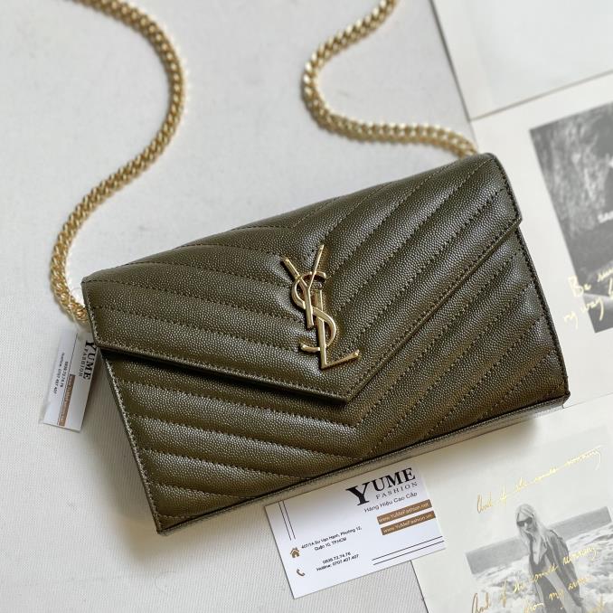 TÚI XÁCH YSL YSL V LINE CAVIAR LEATHER