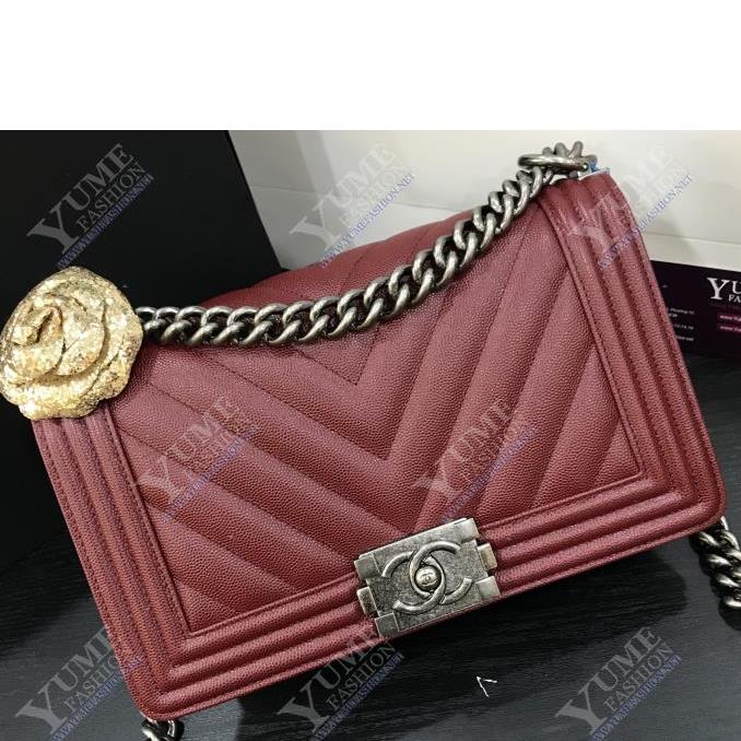 TÚI XÁCH CHANEL Boy 25 Caviar Leather