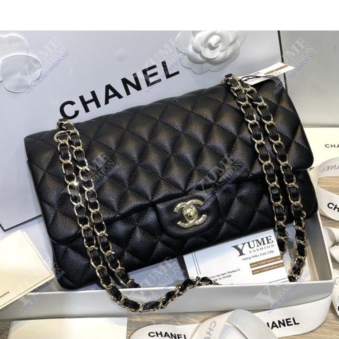 TÚI XÁCH CHANEL&nbsp;CHANEL CLASSIC SIZE 25 - CAVIAR - GOLD