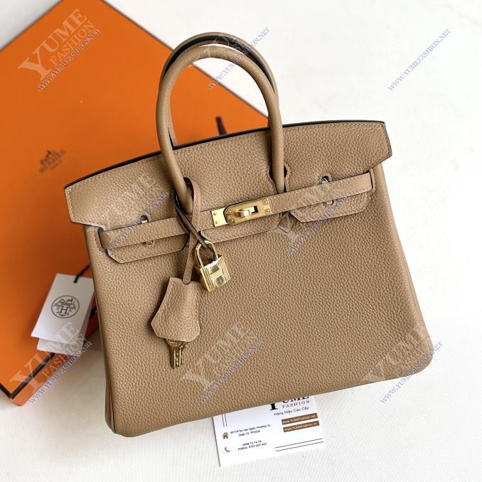 TÚI XÁCH HERMES&nbsp;Birkin 25 Togo - Màu Chai