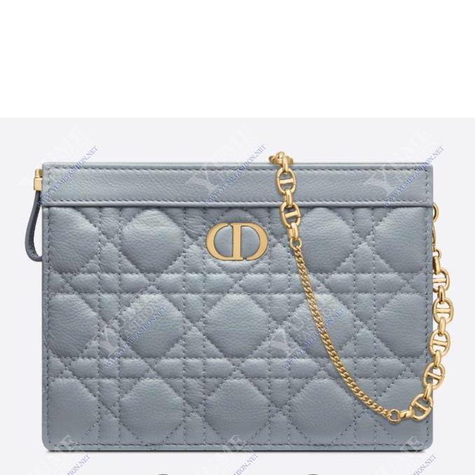 TÚI XÁCH DIOR DIOR CARO ZIPPED POUCH WITH CHAIN