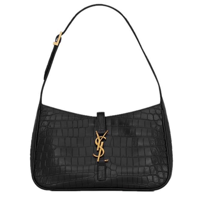 TÚI XÁCH YSL Crocodile-Embossed Le 5 à 7 Hobo