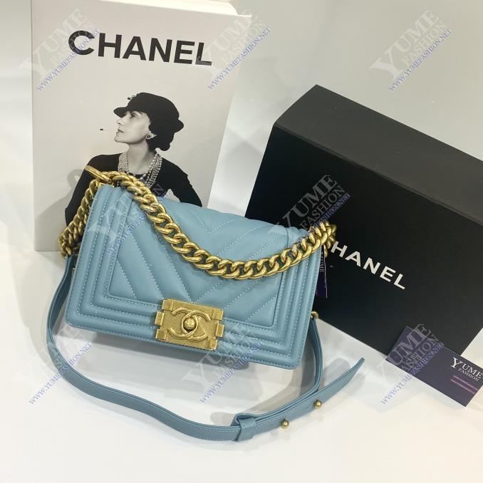 TÚI XÁCH CHANEL&nbsp;Boy 20 V Lambskin Leather