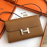 TÚI XÁCH HERMES EPSOM CONSTANCE - WALLET- SILVER