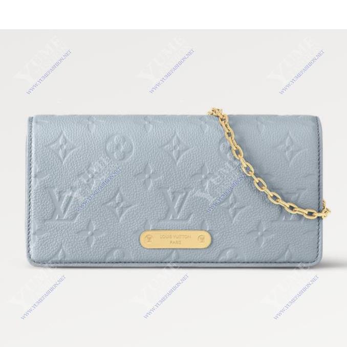 TÚI XÁCH LV Wallet On Chain Lily BLUE