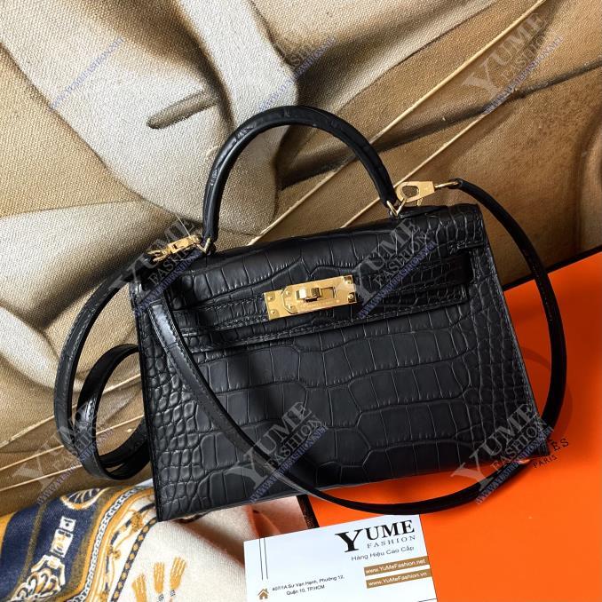 TÚI XÁCH HERMES Kelly 20 Crocodile Leather