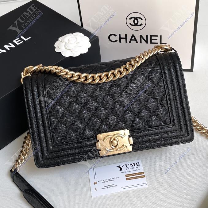 TÚI XÁCH CHANEL&nbsp;BOY 25 ( C? ) - Caviar Leather