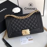 TÚI XÁCH CHANEL BOY 25 ( C? ) - Caviar Leather