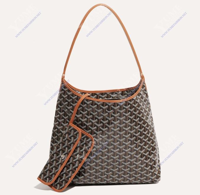 TÚI XÁCH GOYARD Goyard Bohème Hobo (Black/Tan)