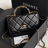 TÚI XÁCH CHANEL  MINI FLAP BAG WITH TOP HANDLE