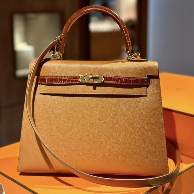 TÚI XÁCH HERMES Kelly 28 Epsom-Crocodile Leather